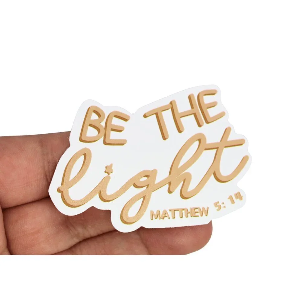 Sticker Religious Christian Bible Verse Matthew 5:14
